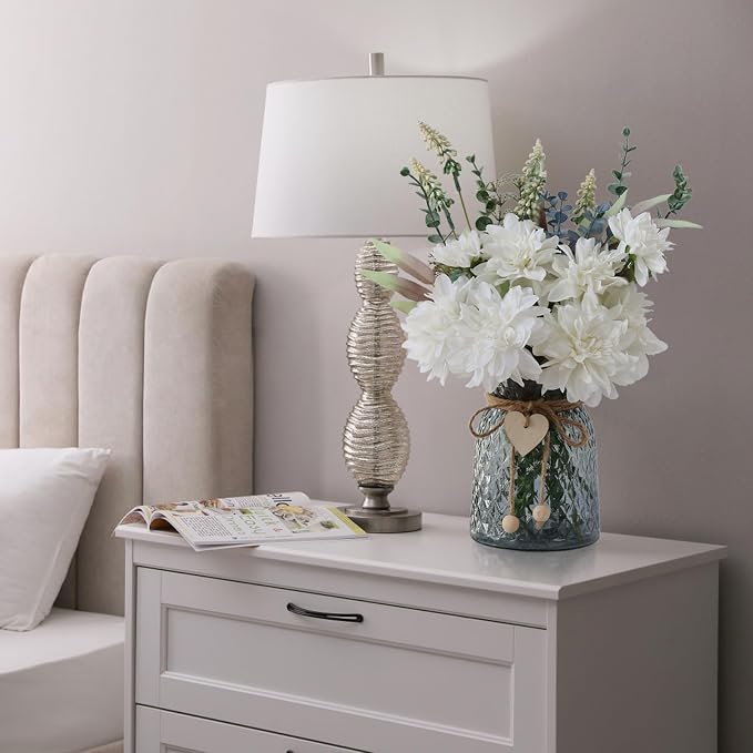 Leftover Fake Flowers in Vase, Fake Plant and Faux Flowers - Image 4
