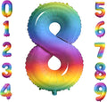 Number 8 Balloons for 8th Birthday Party Decorations, 0-100 Large No.8 Balloons by Joycard