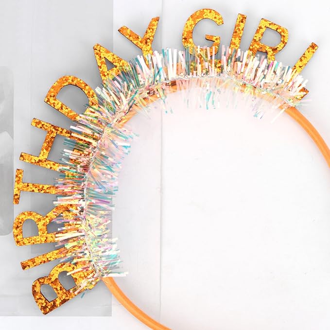 CIEHER Birthday Girl Headband Birthday Crown - Image 4