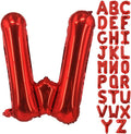 Lovoir 40 Inch Large Red Letter W Balloons Big Size Jumbo Mylar Foil Helium by Lovoir