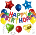 27 PCS Happy Birthday Balloon, Birthday Decorations 3D Foil Happy Birthday by WEIKA