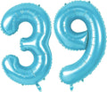 Number 39 Balloons for 39th Birthday Party Decorations, 0-100 Large No.39 by Joycard