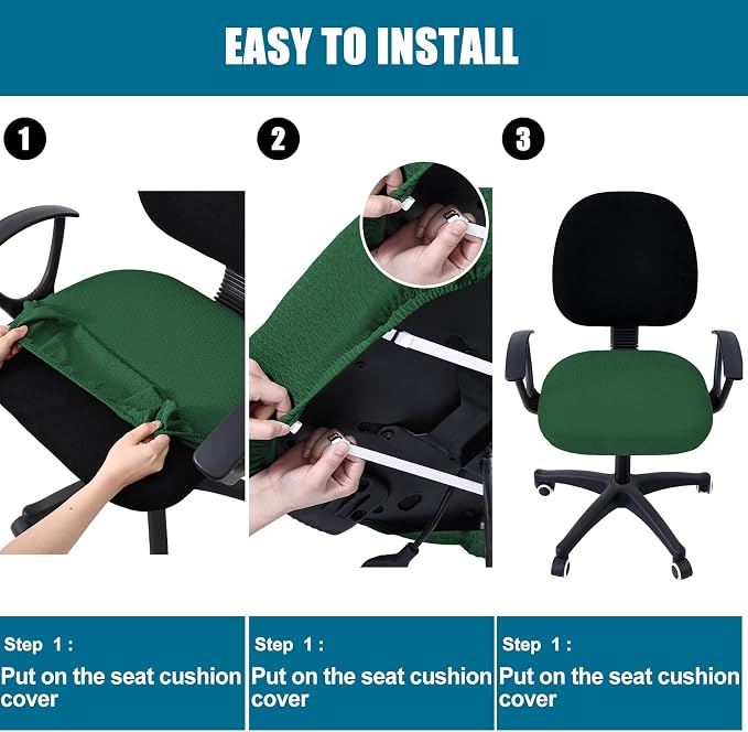 Smiry Office Computer Chair Seat Covers - Image 7