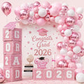 Pink Graduation Decorations 2026 by Froova
