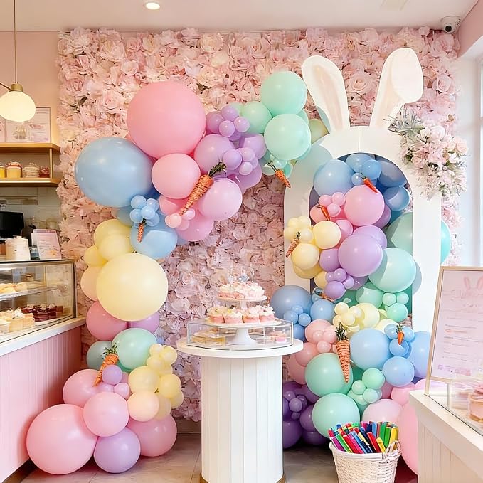 Pastel Balloon Arch Kit, Different Sizes 18 12 10 5 Inch - Image 5