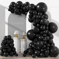 Amandir 153pcs Black Balloons Arch Garland Kit Different Sizes | 18 12 10 5 by Amandir