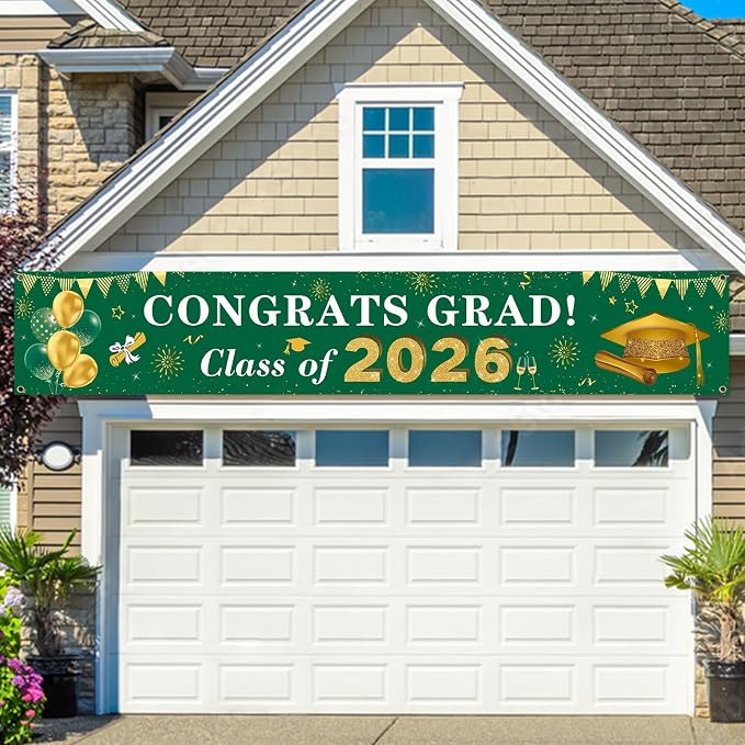 2026 Graduation Decorations Congrats Grad Class of 2026 Banner - Image 5