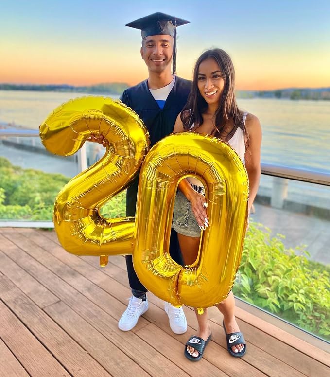 Gold 20 Balloon - Image 7