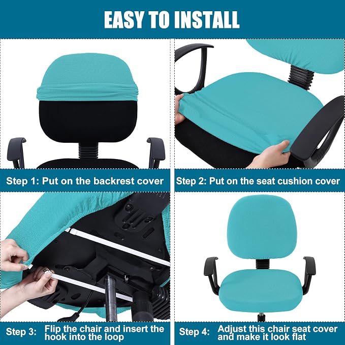 Smiry Office Computer Chair Covers - Image 7