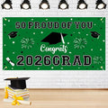Graduation Decorations 2026 Green Graduation Banner 66.1" x 33.8" Graduation by Yunfan