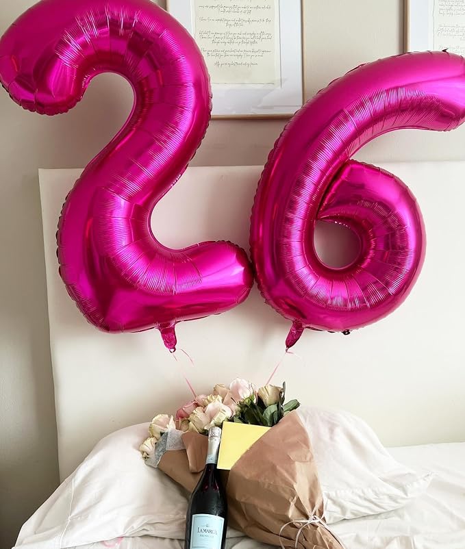 Hot Pink 6 Balloon - Image 2