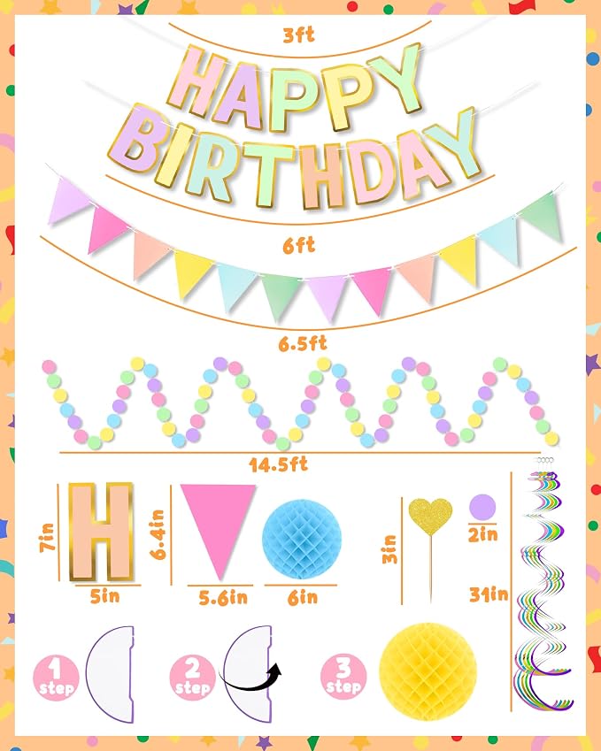 Happy Birthday Party Decorations - Image 3