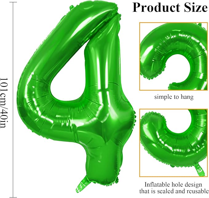 Number 64 Balloons for 64th Birthday Party Decorations, 0-100 Large No.64 - Image 2