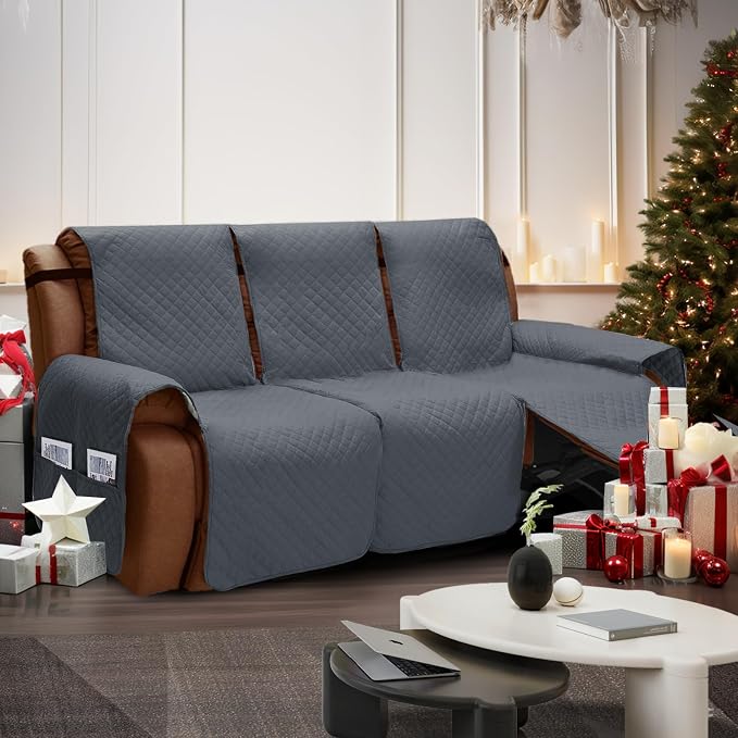 XINEAGE Water Resistant Recliner Cover, 3 seat Recliner Sofa Covers - Image 6