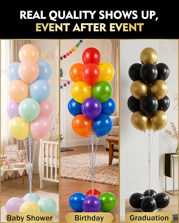 Pro Series Balloon Column Kit Set of 2, 5ft Floor Balloon Tower - Image 4