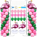 2 Sets Tropical Flamingo Balloon Column Stand Kit by Naozinebi