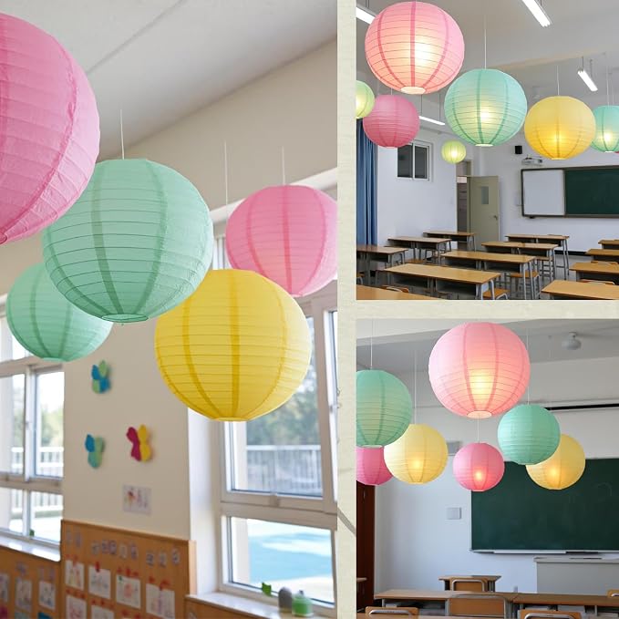 Pastel Chinese Paper Lanterns - Image 4