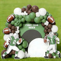 Football Party Decorations Balloon Garland Arch Kit 136Pcs Sage Green White and by Unknown