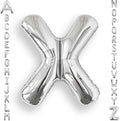 AULE 40 Inch Silver X Balloon Letter Foil A-Z Birthday Big Alphabet | Birthday by AULE