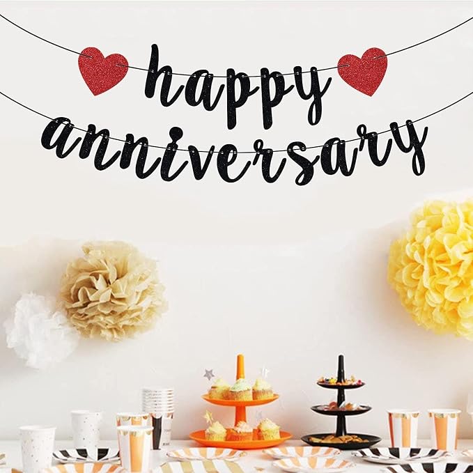 Happy Anniversary Banner, Anniversary Party Decorations, We Still Do, Happy - Image 4
