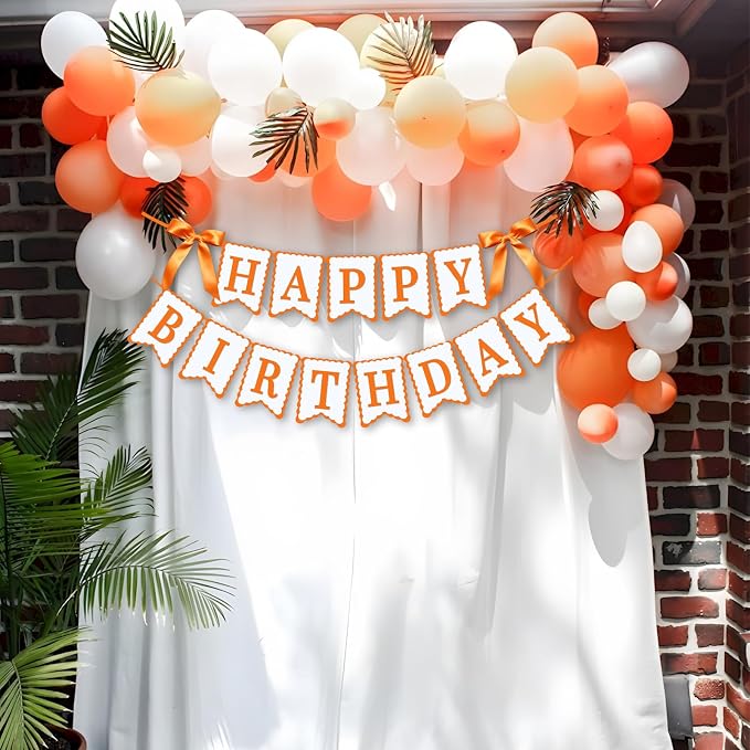 Bow Happy Birthday Banner for Bow Birthday Decorations Pink Bows Garland for - Image 5