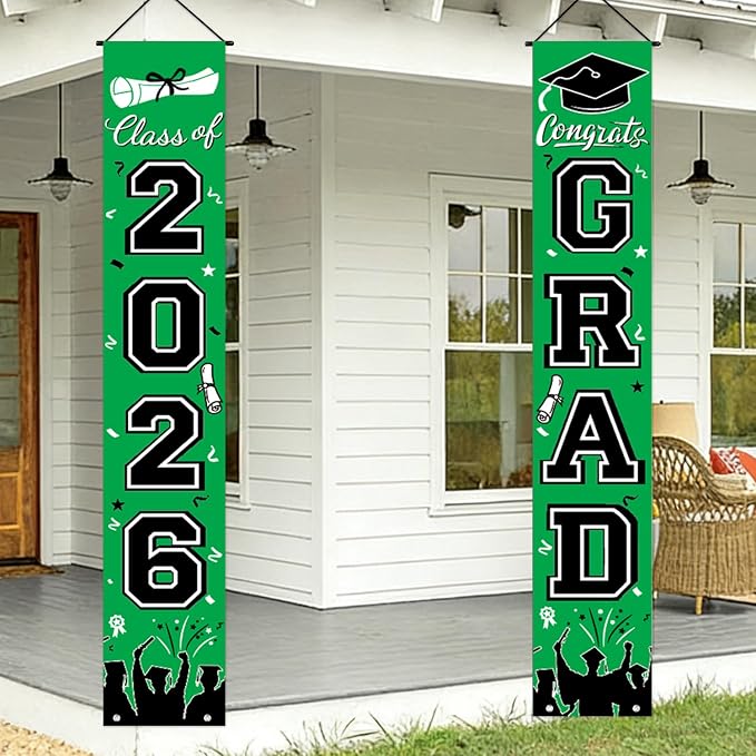 Graduation Decorations 2026, Graduation Banner Class of 2026, Congrats Grad - Image 7