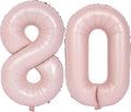 40 In Matte Pink Number Balloons Helium Foil Mylar Balloon Digital 80 | Suitable by Exquisitehighqualitypartydecorationstomeetyoureveryneed%EF%BC%81