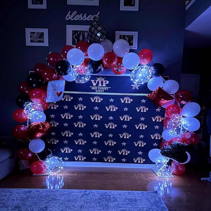 6 Pack LED Balloons, christmas decorations clear transparent - Image 5