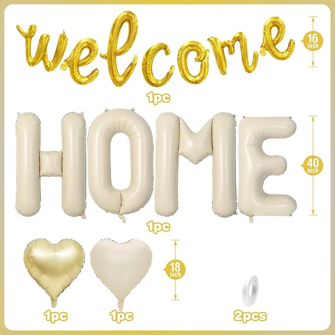 Welcome Home Balloons, Welcome Home Decorations - Image 2