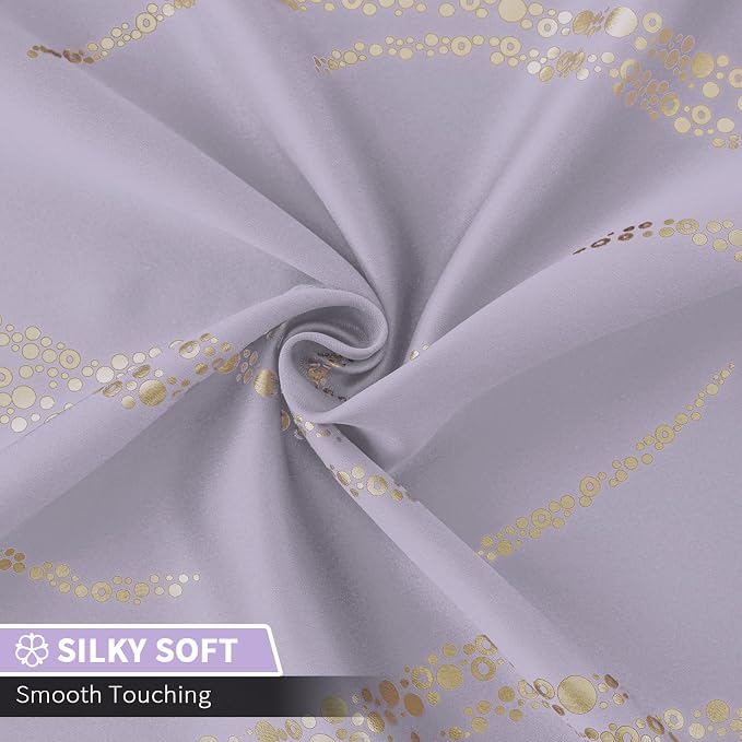 Yakamok Lilac Light Blocking Curtains - Image 5