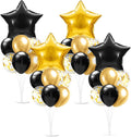 Lunmon 4 Set Black and Gold Party Decorations Balloon Stand Table Centerpieces by Lunmon