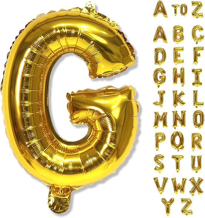 40 Inch Foil Letter Balloon, Giant Alphabet G Customize Balloon, Large Self by Lingqiang