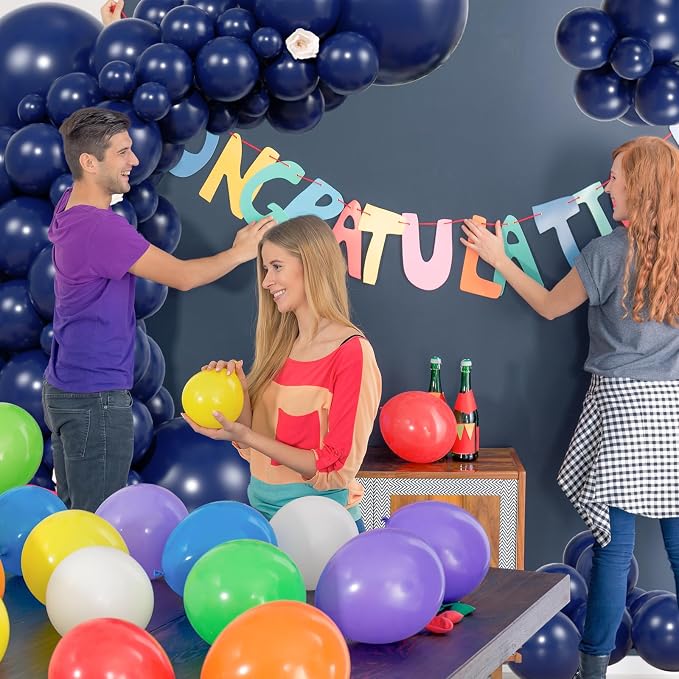 104pcs Navy Blue Balloon Garland Arch Kit Different Sizes 18/12/10/5 Inch | - Image 6