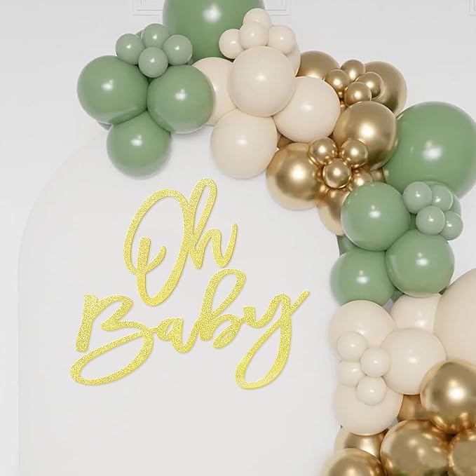 Oh Baby Sign for Shower Backdrop by MASTRON