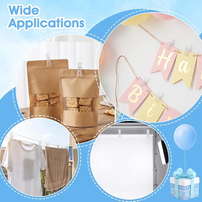 50 Pcs Balloon Arch Clips, Spring Balloon Clips - Image 7