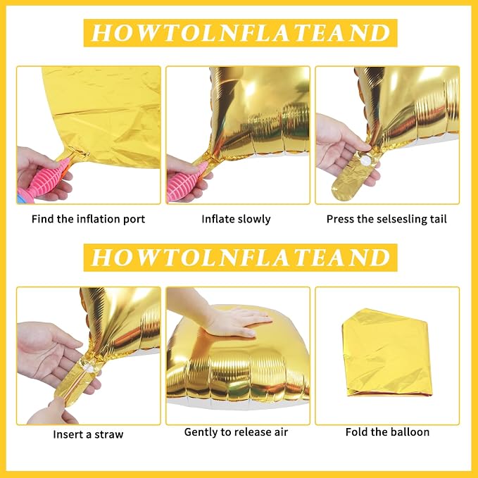 Gold and Silver Balloons Wall Tunnel Backdrop Double Sided Metallic Balloon - Image 3