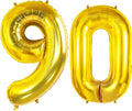 Number 90 Balloons for 90th Birthday Party Decorations, 0-100 Large No.90 by Joycard