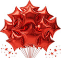 TONIFUL 30 Pcs Star Shaped Balloons 18 Inch Large Red Foil Balloons | Big by TONIFUL