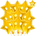 50 Pcs Star Balloons, 10 Inch Gold Star Foil Balloons, Stars Shaped Balloon by YOTHORN