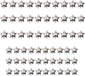 60pcs 2 Size Silver Star Shape Foil Balloon by SLGZXXY