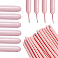100PCS 260Q Pale pink Magic long balloons decoration shopping mall activities by EBLLIWSM