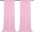 Pink Sequin Backdrop Curtains Party Photo Glitter Drapes 2 Pcs 2FTx8FT | by B-COOL
