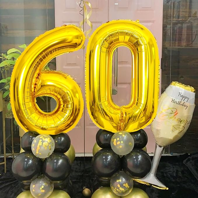 SINBEE Gold 40inch Number Balloon - Image 6
