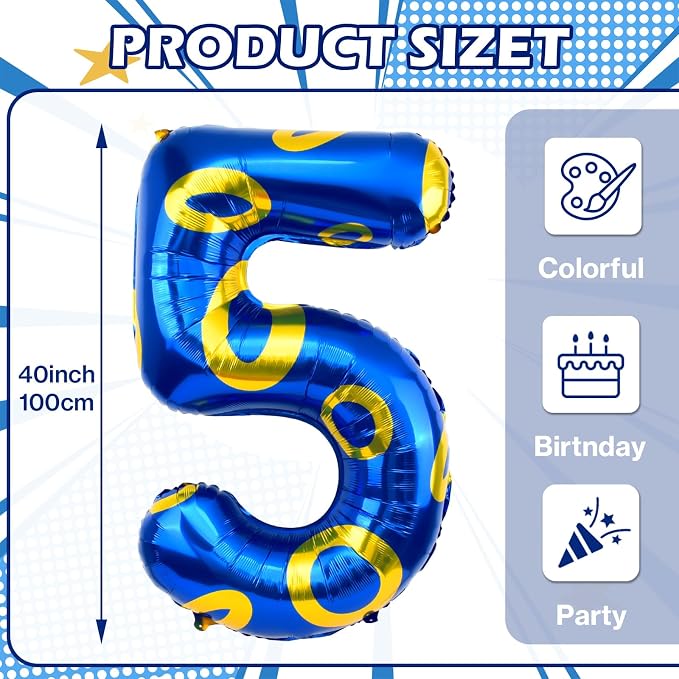 40 Inch Large Vibrant Foil Balloons - Image 2