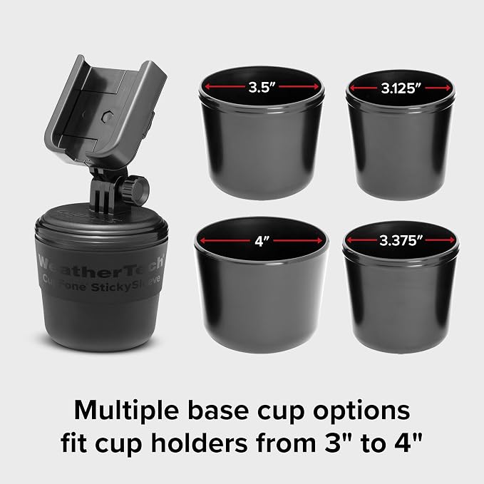 WeatherTech CupFone, Universal Cup Holder Phone Mount - Image 4
