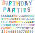 DIY Banner Kit with Letters Banner Letters Holographic Customizable Birthday by mifengda