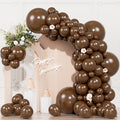 104pcs Dark Brown Balloon Garland Arch Kit Different Sizes 18/12/10/5 Inch | by OWPFJG