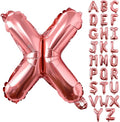 Lovoir 40 Inch Large Rose Gold Letter X Balloons Big Size Jumbo Mylar Foil by Lovoir