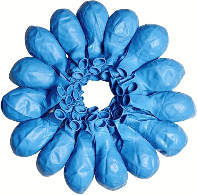 90 Pack Light Blue Balloons 18 Inch Blue Latex Large Balloons by ZWZLIULIAN