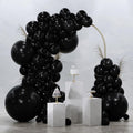 PartyWoo Black Balloons 99 pcs Different Sizes of 36 18 12 10 5 Inch Black by PartyWoo